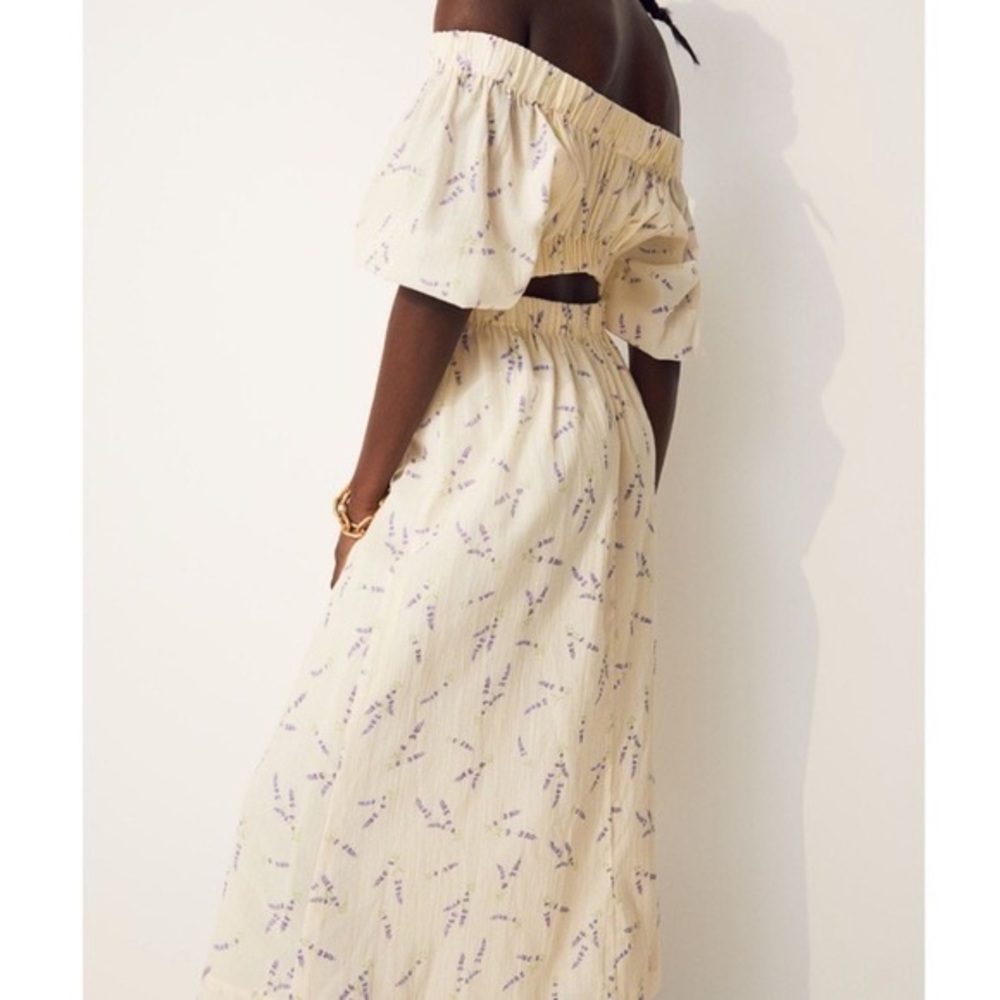 H&M Wildflower Collection Off The Shoulder Dress NWT, Size Medium